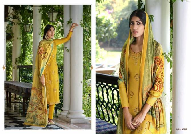 Riana Kanav 63700 Series Viscose Fancy Ethnic Wear Readymade Salwar Suits Collection